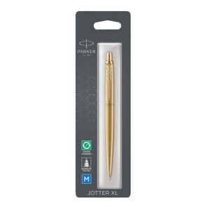 Balpen Parker Jotter XL Monochrome gold medium blister Ã 1 stuk