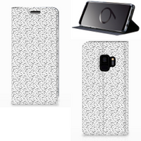 Samsung Galaxy S9 Hoesje met Magneet Stripes Dots - thumbnail