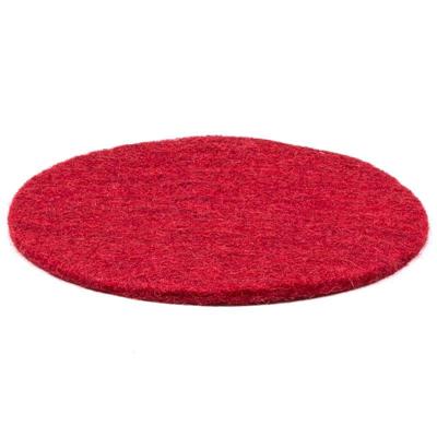 Vilten Onderzetter Rood voor Klankschaal (Handgemaakt) 10 cm Vilten Onderzetter Rood voor Klankschaal (Handgemaakt) 10 cm