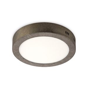 Home sweet home LED plafondlamp Ska 22,5 rond - burned metal