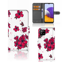 Samsung Galaxy A22 4G | M22 Hoesje Blossom Red - thumbnail