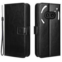 Nothing Phone (2a) Wallet Case met Magnetische Sluiting - Zwart