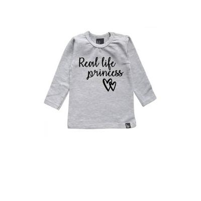 Babystyling baby longsleeve met biologisch katoen grijs Babystyling baby longsleeve met biologisch katoen grijs
