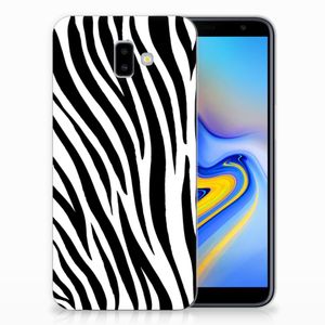 Samsung Galaxy J6 Plus (2018) TPU Hoesje Zebra