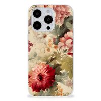 TPU Case voor iPhone 15 Pro Bloemen