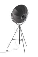 Pallucco - Fortuny Led Zilveren Rubelli Vloerlamp Semi Glanzend Zwart / Metallisch Zilver