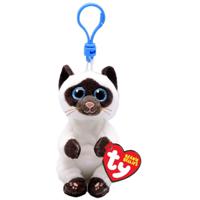 TY Beanie Babies Bellies Clip Knuffel Kat Miso 10 cm - thumbnail