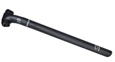 Pro zadelpen vast 31,6 x 400 mm aluminium zwart