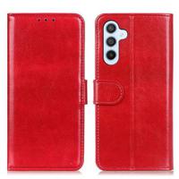 Samsung Galaxy S24+ Wallet Case met Magnetische Sluiting - Rood - thumbnail