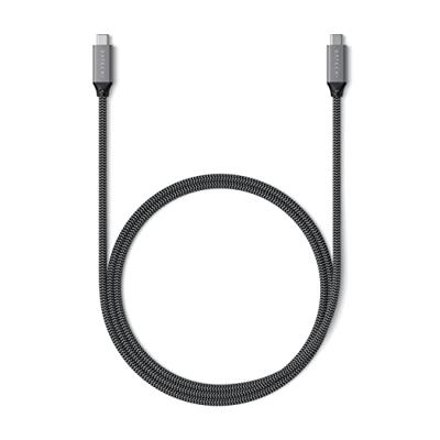 SATECHI USB4 Naar USB-C Kabel Voor USB Type-C Apparaten - 30 inch / 80cm - Voor M2/ M1 Macbook Pro/Air, M2/ M1 iPad Pro/Air, M2 Mac Mini, iMac M1 En Meer