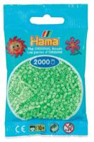 Hama - 501 – 47 – zak met 2000 mini-kralen – (kleine kralen Ø 2,5 mm) – pastelgroen