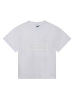 BOSS Kidswear t-shirt en coton à logo imprimé - Blanc