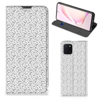 Samsung Galaxy Note 10 Lite Hoesje met Magneet Stripes Dots - thumbnail