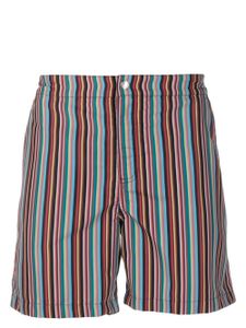 Paul Smith short de bain à rayures - Bleu