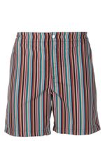 Paul Smith short de bain à rayures - Bleu