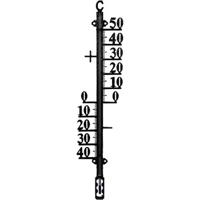 Talen Tools - Buitenthermometer - Metaal - Min/Max - 38 cm - Zwart