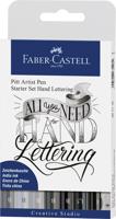 Faber Castell FC-267118 Tekenstift Faber-Castell Pitt Artist Pen Handlettering 8-delig Basisetui - thumbnail