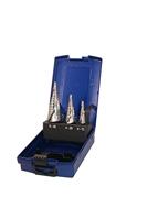 Exact 17334 Eventus Stappenboor, set Ø 4-12/4-20/4-30 mm in HSS, 3-delig, 20/4-30 mm