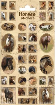 Funny Products stickervel Horses junior papier 35 stuks Funny Products stickervel Horses junior papier 35 stuks