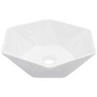 vidaXL Wastafel 41x36,5x12 cm keramiek wit