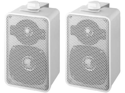 Monacor EUL-42/WS PA-wandluidspreker 10 W Wit 1 stuk(s)