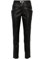 ISABEL MARANT pantalon Hizilis en cuir - Noir