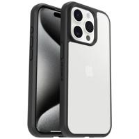 Otterbox React Backcover Apple iPhone 15 Pro Transparant, Zwart Inductieve lading