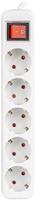 lanberg Merklijsten model SCHUKO 5 OUTLETS Strip MET 3M witte bescherming