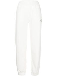 Lacoste pantalon de jogging à logo imprimé - Blanc