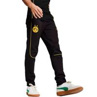 PUMA Borussia Dortmund Casuals Trainingsbroek 2024-2025 Zwart Geel - thumbnail