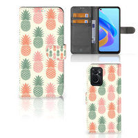 OPPO A76 | A96 Book Cover Ananas - thumbnail