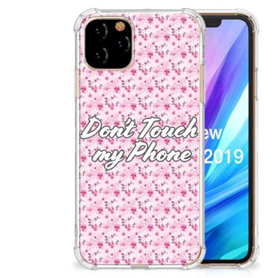 Apple iPhone 11 Pro Anti Shock Case Flowers Pink DTMP Apple iPhone 11 Pro Anti Shock Case Flowers Pink DTMP