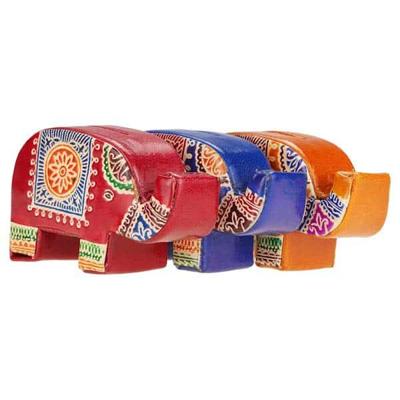 Leren Spaarpot Olifant (Assorti) Leren Spaarpot Olifant (Assorti)