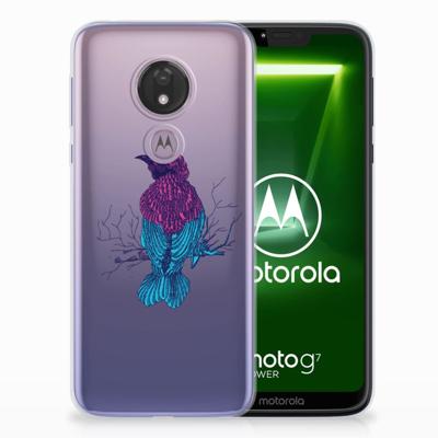 Motorola Moto G7 Power Telefoonhoesje met Naam Merel Motorola Moto G7 Power Telefoonhoesje met Naam Merel