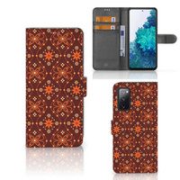 Samsung Galaxy S20 FE Telefoon Hoesje Batik Brown