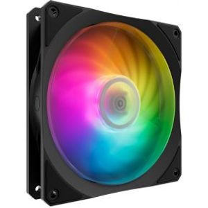 Cooler Master Mobius 140P ARGB Computer behuizing Ventilator 14 cm Zwart 1 stuk(s)