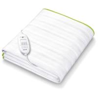 Beurer Verwarmd onderbed TS 15 | met automatisch veiligheidssysteem van zacht fleece en met 3 temperatuurniveaus | eenvoudige bevestiging op bed en matras | wasbaar op 30° | 150 x 80 cm