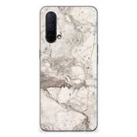 OnePlus Nord CE 5G TPU Siliconen Hoesje Marmer Beige - thumbnail