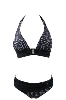 Lentiggini Black meets White Halter Bikini Dames