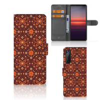 Sony Xperia 5II Telefoon Hoesje Batik Brown