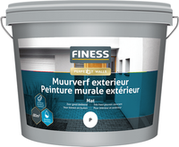 finess muurverf mat exterieur donkere kleur 1 ltr