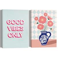 Canvas Good Vibes Only 30x20cm