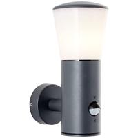 Brillant | Cliffi buiten wandlamp bewegingsmelder antraciet | 1x A60, E27, 28W, geschikt voor normale lampen (niet meegeleverd)