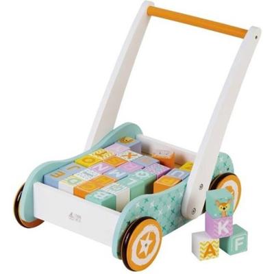 Blokkenkar / Loopwagen - Studio Circus Pastel Blokkenkar / Loopwagen - Studio Circus Pastel