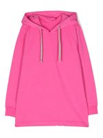 Rick Owens Kids hoodie en coton à manches longues - Rose - thumbnail