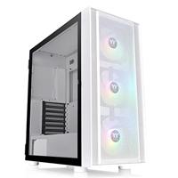 Thermaltake H570 TG ARGB Sneeuw ATX Gehard Glas Mid Tower Computer Chassis met Drie 120mm ARGB Lite Voorventilator & Mesh Voorpaneel ‎CA-1T9-00M6WN-01