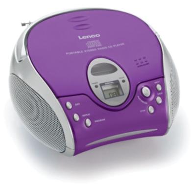 SCD-24 purple  - Portable radio/recorder SCD-24 purple