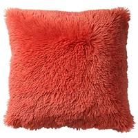 Dutch Decor Fluffy Sierkussen, Polyester, Coral, 45X45