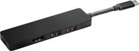 HP Elite USB-C Hub Bedraad USB 3.2 Gen 1 (3.1 Gen 1) Type-C Zwart - thumbnail