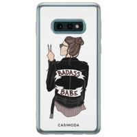 Samsung Galaxy S10e siliconen hoesje - Badass babe